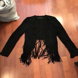 Zara fringe jacket